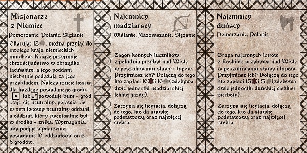 Średniowieczna strategiczna gra planszowa w klimacie słowiańskim